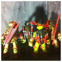 Tmnt Set Orginal Mask Color (Teenage Mutant Ninja Turtles) Custom Action Figure