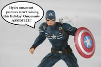 Captain America Ornament (Marvel) Custom Miniature / Figurine