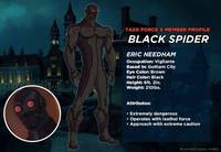 Black Spider Assault on Arkham (DC Universe) Custom Action Figure