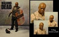 T-DOG Season 3 Style the Walking Dead (Walking Dead) Custom Action Figure