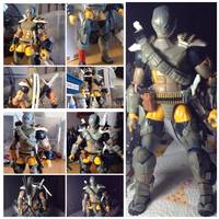 Deathstroke Equipped 6in.Concept Style (DC Universe) Custom Action Figure