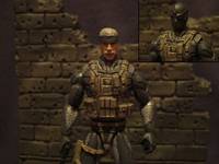 MGS4: Guns of the Patriots - 'Old Snake' V2 (Metal Gear Solid) Custom Action Figure