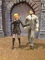 Arkham Bruce Wayne and Vicki Vale (Batman) Custom Action Figure