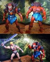 He-Man and Beast Man (Masters of the Universe) Custom Action Figure