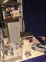 Walking Dead Prison Tower Front Gate Diorama (Walking Dead) Custom Diorama / Playset