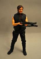 Daryl Dixon and Motorcycle (Walking Dead) Custom Action Figure