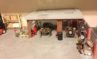 G.I. Joe Dock / Garage (G.I. Joe 25th Anniversary) Custom Diorama / Playset
