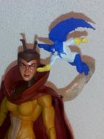 SILVER SORCERESS & BLUE JAY Justice League Europe Members (DC Universe) Custom Action Figure
