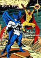 SILVER SORCERESS & BLUE JAY Justice League Europe Members (DC Universe) Custom Action Figure