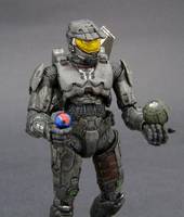 Tex from 'Red vs Blue' (Halo) Custom Action Figure