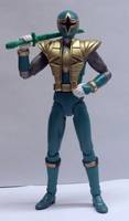 Shurikenger / Green Samurai Ranger (Power Rangers) Custom Action Figure