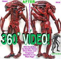 Alien Warrior (Red Xenomorph) (Aliens) Custom Action Figure