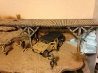 G.I. Joe Desert Bridge Diorama (in Progress) (G.I. Joe 30th Anniversary) Custom Diorama / Playset