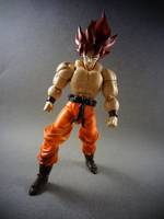S.H Figuarts False Super Saiyan Goku (Dragonball Z) Custom Action Figure