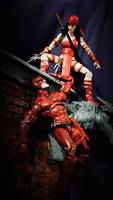 4" Elektra Notchios (Marvel) Custom Action Figure
