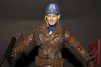 Captain America First Appearance Movie Steve Rogers (Captain America) Custom Action Figure