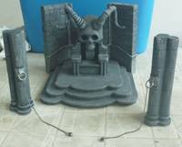 Shao Kahn´S Throne (Mortal Kombat) Custom Diorama / Playset