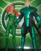 Green Lantern King Mestor and Queen Cnidaria(/NaɪˈDɛəR I ə/ ) (Green Lantern) Custom Action Figure