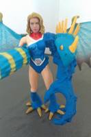 Code Blue , Rapture Aka Raptor Girl (Realm Universe) Custom Action Figure