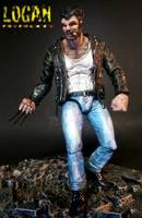Logan Wolverine with Motorcycle (Marvel Legends) Custom Action Figure