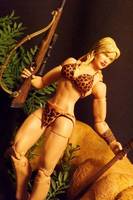 Jungle Babe Shanna with Zabu and Savage Land Base (Marvel Legends) Custom Action Figure