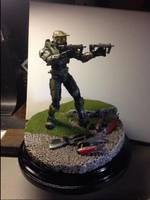 Halo 2 Master Chief (Halo) Custom Diorama / Playset