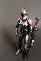 Shadow/Chrome Clone Trooper (Star Wars) Custom Action Figure