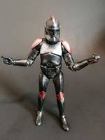 Shadow/Chrome Clone Trooper (Star Wars) Custom Action Figure