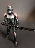 Shadow/Chrome Clone Trooper (Star Wars) Custom Action Figure