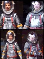 Technician in Space Suit / Prometheus (Aliens) Custom Action Figure
