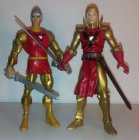 SHINING KNIGHT Sir Justin Seven Soldiers of Victory Member (DC Universe) Custom Action Figure