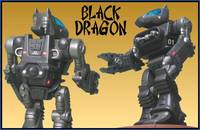 Black Dragon (Robots) Custom Statue / Bust