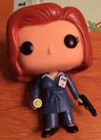 Scully with Gun (Funko Pop!) Custom Miniature / Figurine