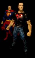 Superboy Conner Kent, "Luthorboy" 3 in 1 (DC Universe) Custom Action Figure