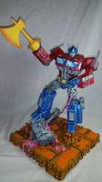 MP-10F Final Battle Optimus Prime (Transformers) Custom Action Figure