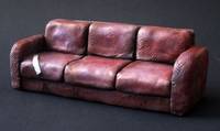 Cowabunga Couch & Tubular Tables (Teenage Mutant Ninja Turtles) Custom Miniature / Figurine