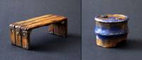 Cowabunga Couch & Tubular Tables (Teenage Mutant Ninja Turtles) Custom Miniature / Figurine