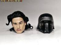 Kylo Ren (Custom Unhelmed Head) (Star Wars) Custom Action Figure