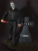 Michael Myers w/Base repaint ( Rob Zombie Halloween ) (Halloween) Custom Action Figure