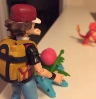 Pokemon Trainer Red (Pokemon) Custom Action Figure