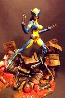 All New Wolverine w unmasked head and alt hands (Marvel Legends) Custom Action Figure