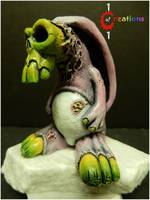 Zombie Energizer Bunny (Horror) Custom Miniature / Figurine