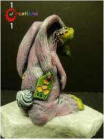 Zombie Energizer Bunny (Horror) Custom Miniature / Figurine