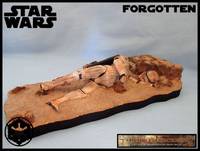 Dead Trooper Skeleton (Star Wars) Custom Diorama / Playset