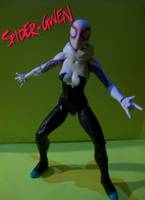 Spider-Gwen (Hood Down Variant) (Marvel Legends) Custom Action Figure