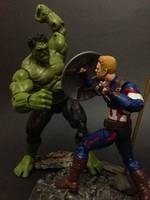 AOU :Captain America head repaint (Marvel Legends) Custom Action Figure