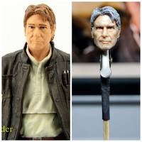 Star Wars Black Series The Force Awakens Han Solo Repaint (Star Wars) Custom Action Figure