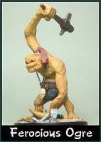Ferocious Ogre (Fantasy) Custom Statue / Bust