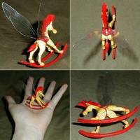 Rocking-Horse-Fly (Alice In Wonderland) Custom Miniature / Figurine