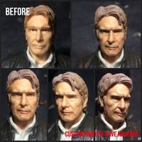Han Solo custom paint (Star Wars) Custom Action Figure